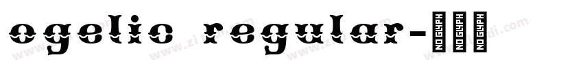 ogelic regular字体转换